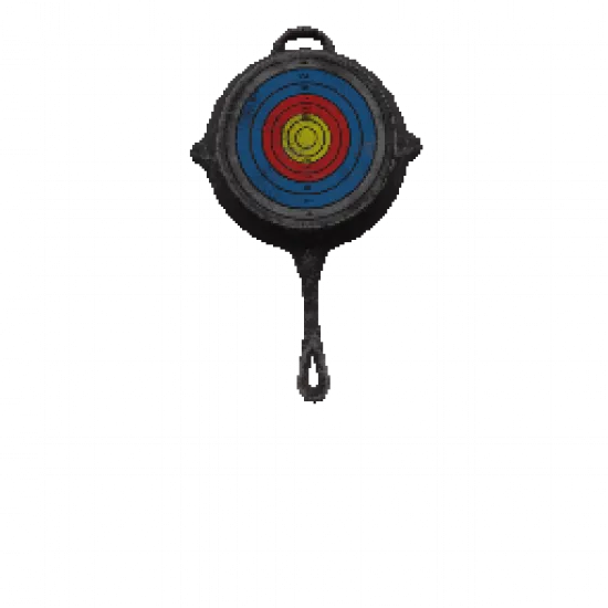 Сковородка 'Мишень' на спину - №91214