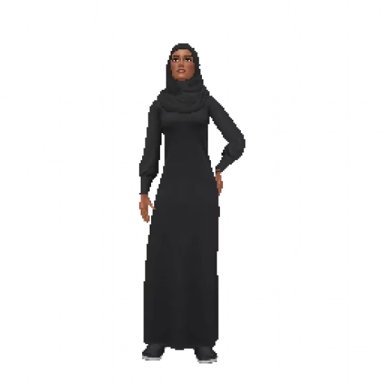 Скин: Девушка в хиджабе (ID: 853) - №92114