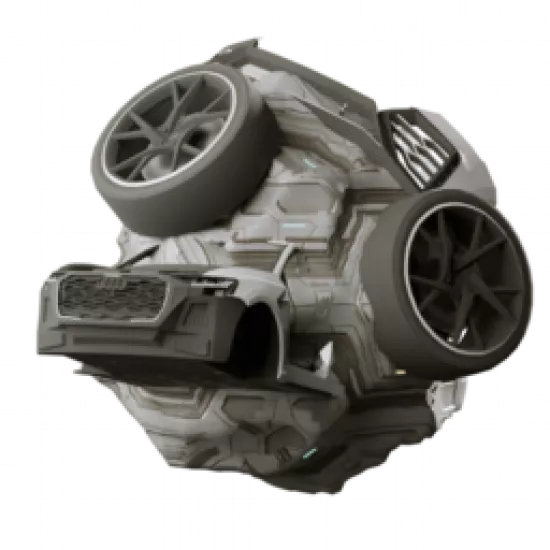 Осколок Audi RS Q8 Mansory - №91131