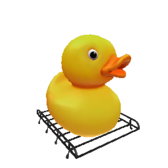 Резиновая уточка на крышу [деталь тюнинга] - №91043