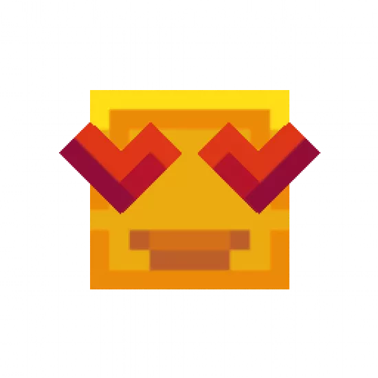 Маска эмодзи влюбленный - №91970