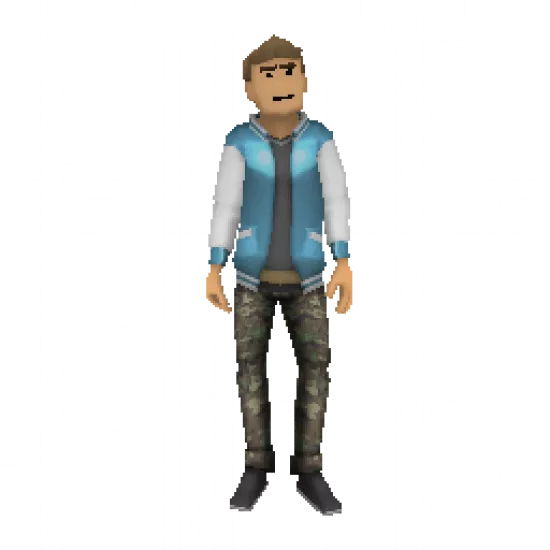 Скин: ЛП парень в бомбере (ID: 975) - №90965