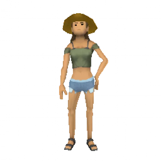 Скин: ЛП девушка в панаме (ID: 976) - №91952