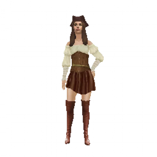 Скин: Пиратка в сапогах (ID: 995) - №91923