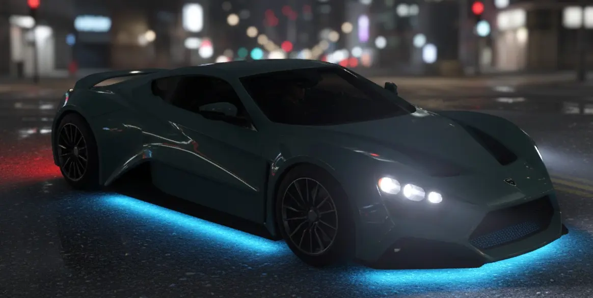 Zenvo ST1 #2, background, на Arizona RP