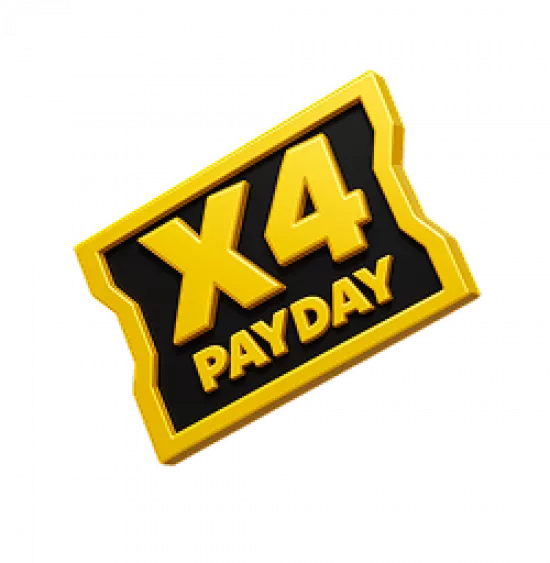 Талон на x4 PayDay (непередаваемый) - №93782