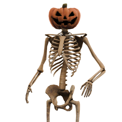 Скин: Скелет с тыквенной головой (ID: 1056) - №94385