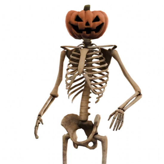 Скин: Скелет с тыквенной головой (ID: 1056) - №94385