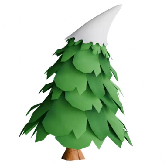 Объект: Мультяшная ёлка 1 - №94927