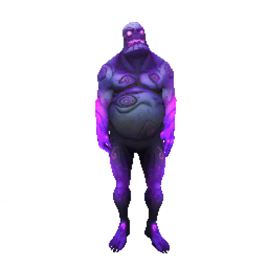 Толстый зловещий зомби - №97292