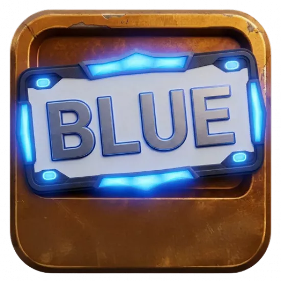 Номерная рамка: Diamond Blue - №100307