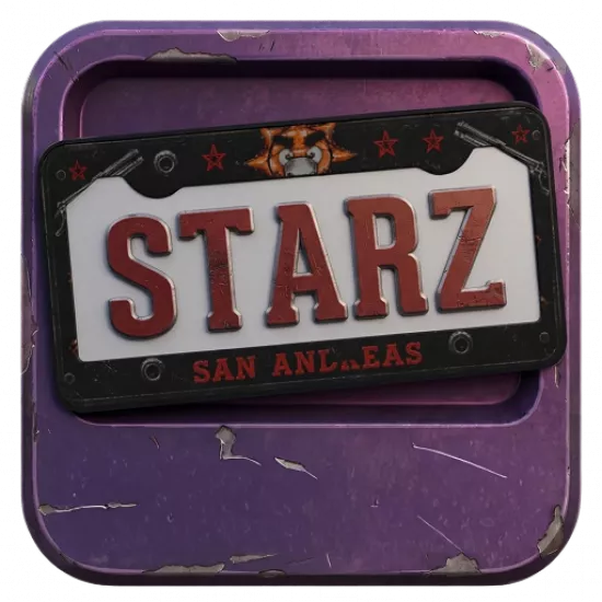 Номерная рамка: Starz - №100299