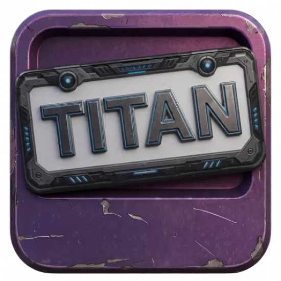 Номерная рамка: Titan - №100290